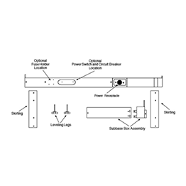 Amana PTAC Sub-Base Kit